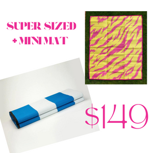 super & mini mat combo - take me to santorini & truly outrageous